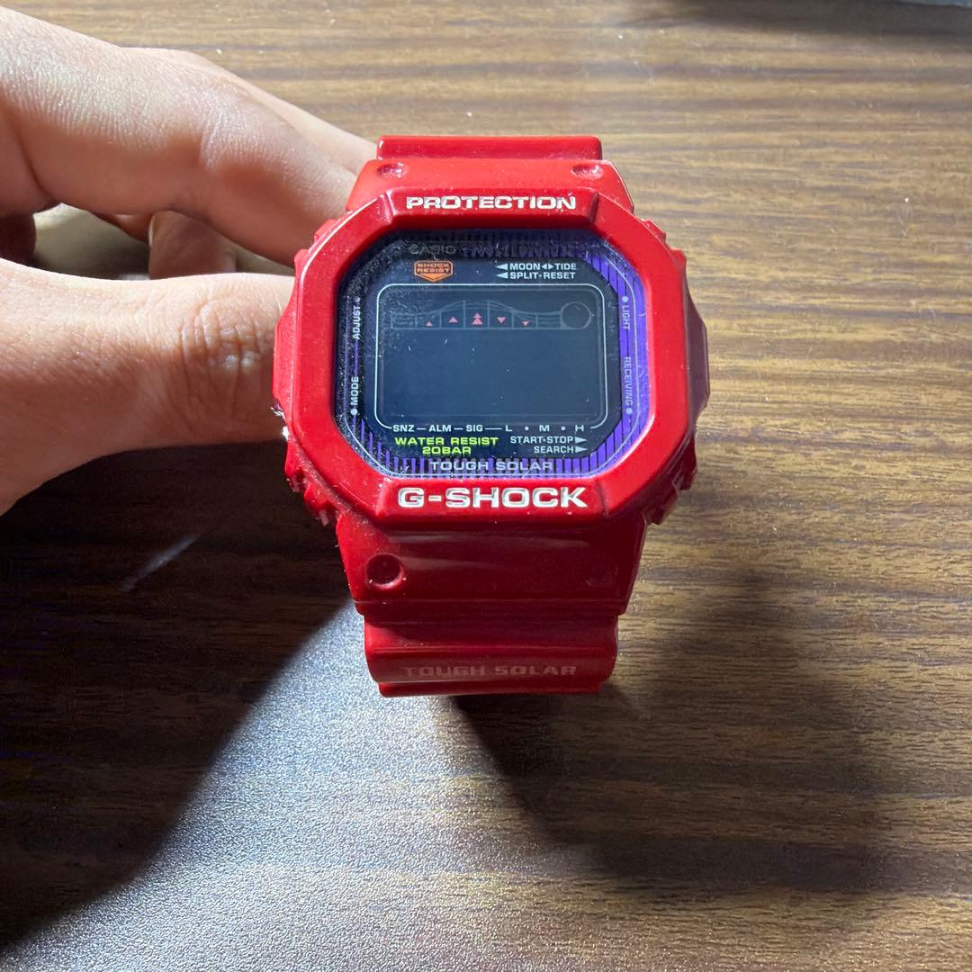 G-SHOCK レッド 腕時計 半田店 動作品 CASIO G-SHOCK レッド 赤 メンズ 腕時計 GA-2100