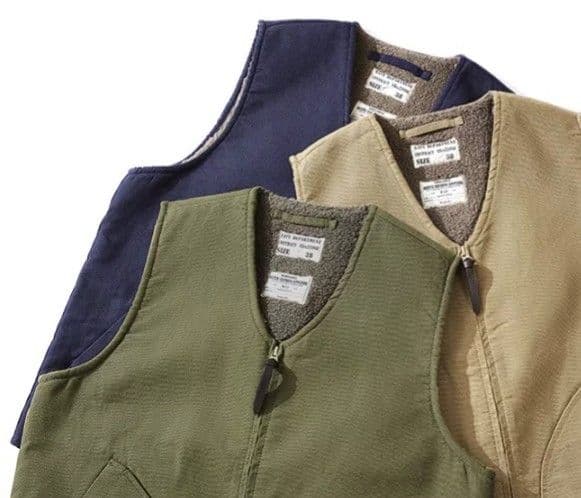 N-1 デッキベスト カーキ 40 ミリタリーベスト アメカジ バイク