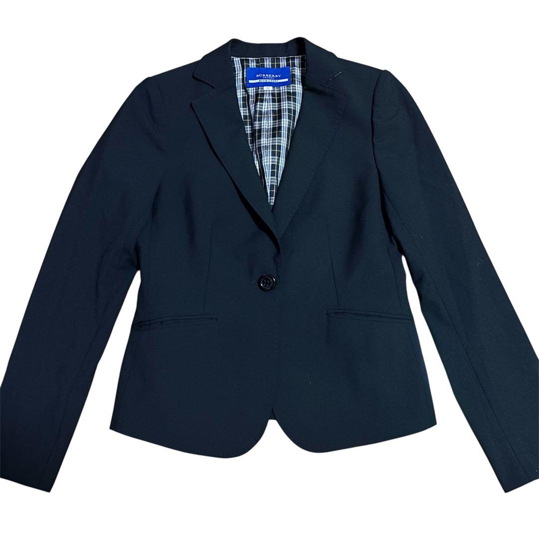 美品】バーバリーブルーレーベル スカートスーツセットアップ チェック