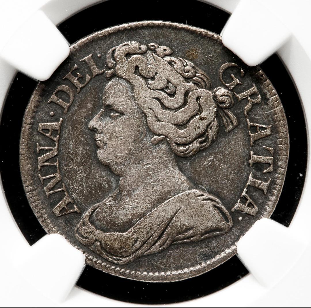 希少 NGC-VF イギリス　アン女王 1711 4th bust 　銀貨 希少 NGC-VF イギリス アン女王 1711 4th bust 銀貨 希少 NGC-VF