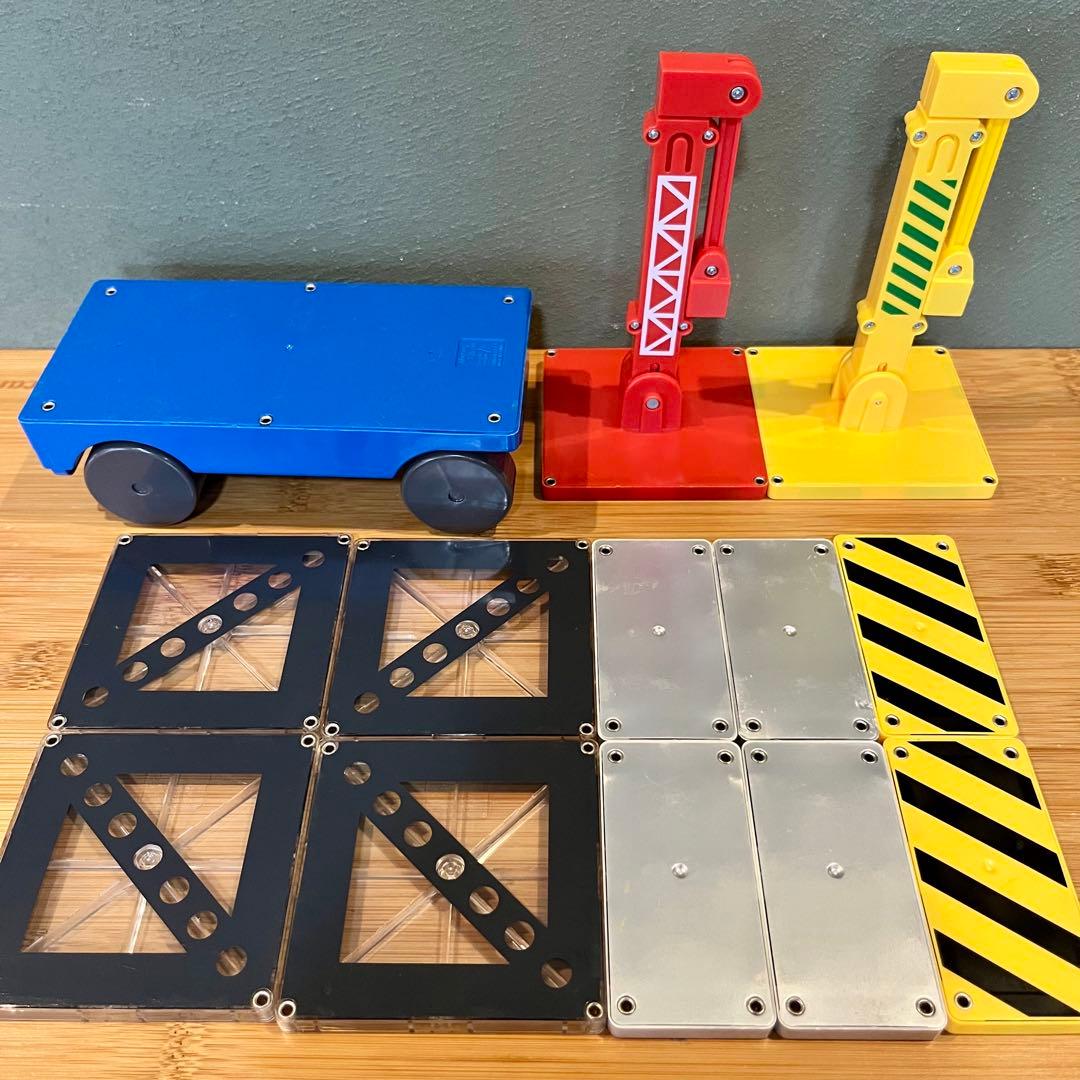 ピープル ピタゴラス クレーンビルディング 知育玩具 ブロック