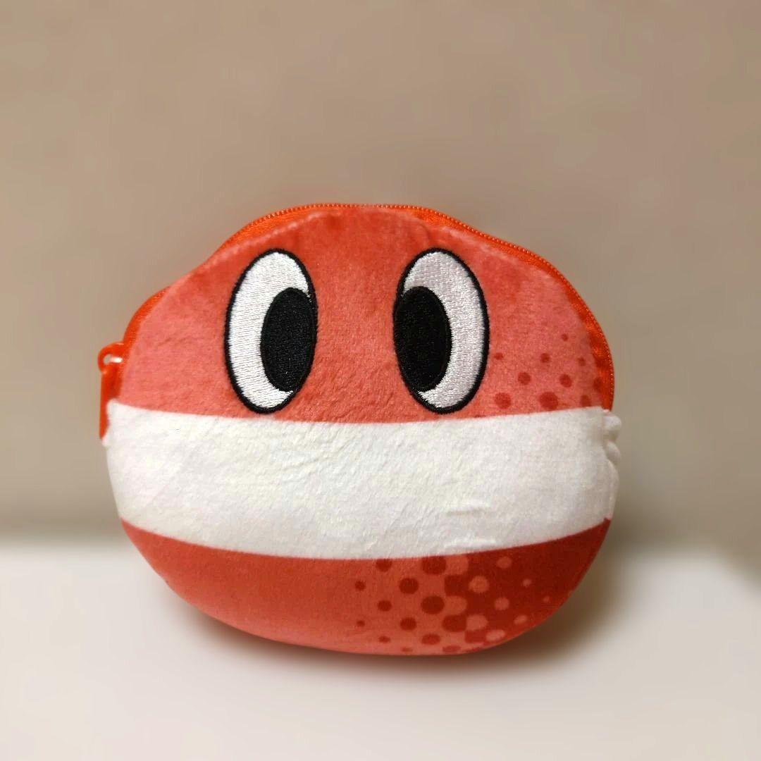 pop'n music ポップンミュージック ぬいぐるみ パスケース 赤ポップ君