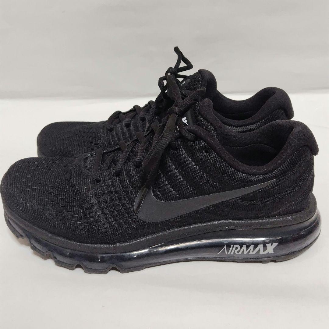 NIKE AIR MAX 2017 トリプルブラック 25.5cm - メルカリ