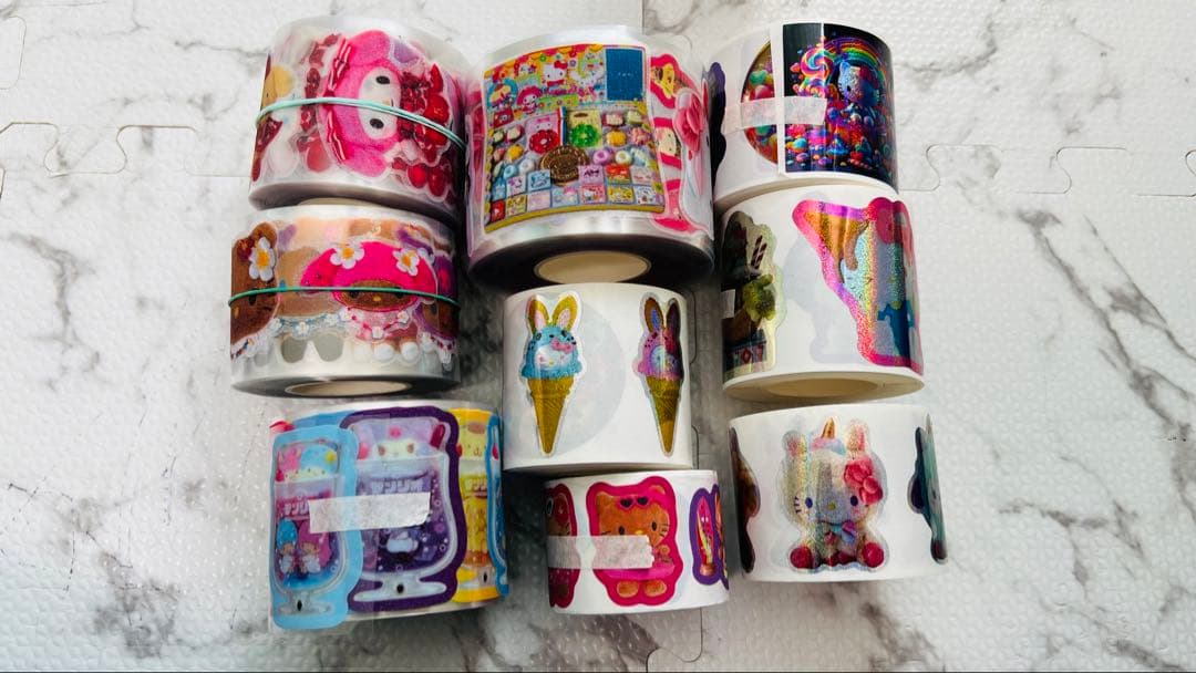 新中古ロールシール　リオ系 リオ♡ロールシール 中古 - メルカリ