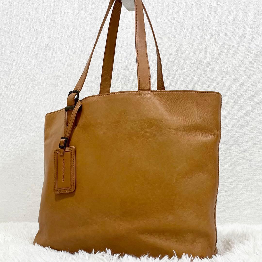 美品✨マザーハウス コハダトート トートバッグ 肩掛け レザー A4可能