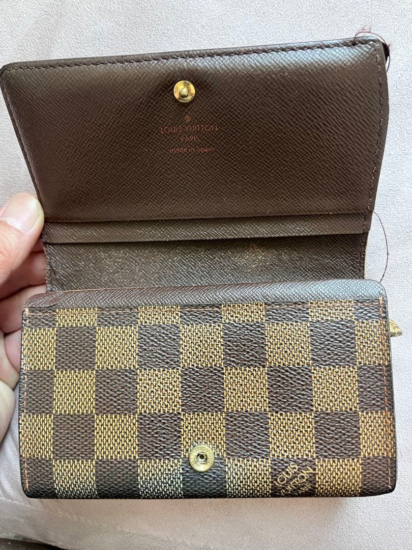 Louis Vuitton チェック柄 長財布 - メルカリ