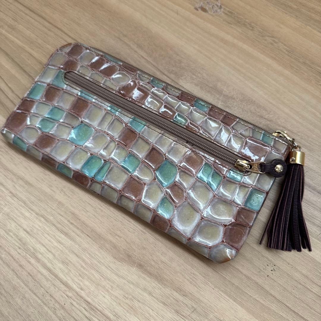 アタオ 長財布 ATAO limo リモヴィトロ アドリアエメラルド - メルカリ