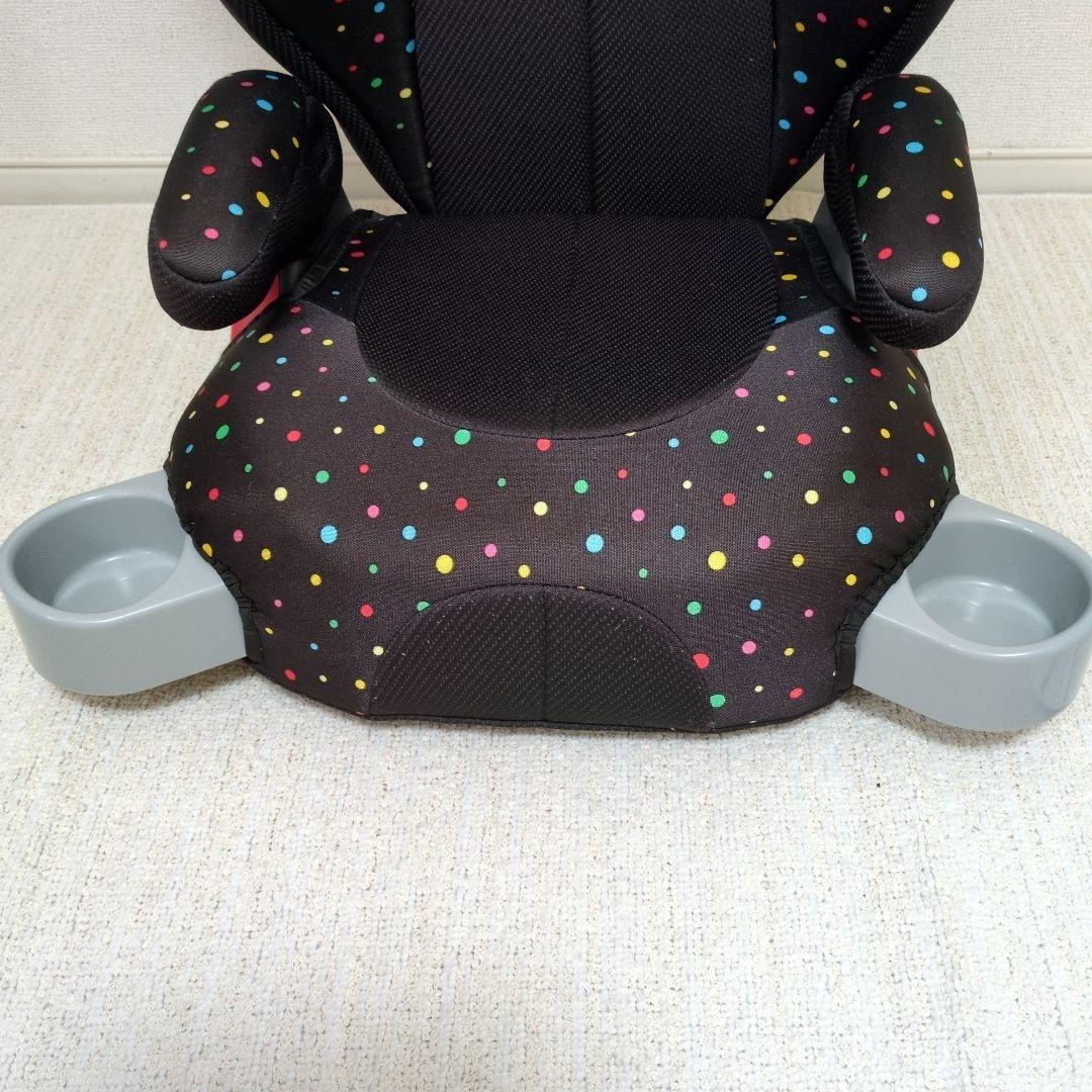 GRACO ジュニアシート ドット柄 説明書あり - メルカリ