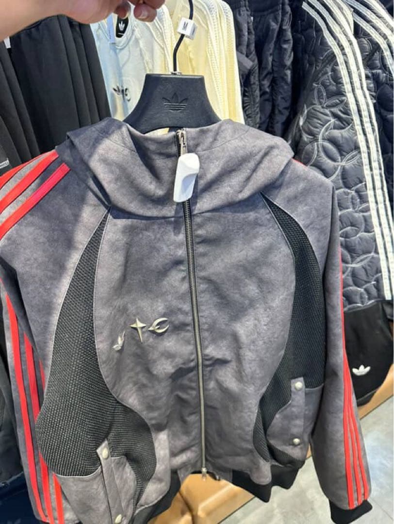 adidas x Thug Club PU Leather Jacket - メルカリ