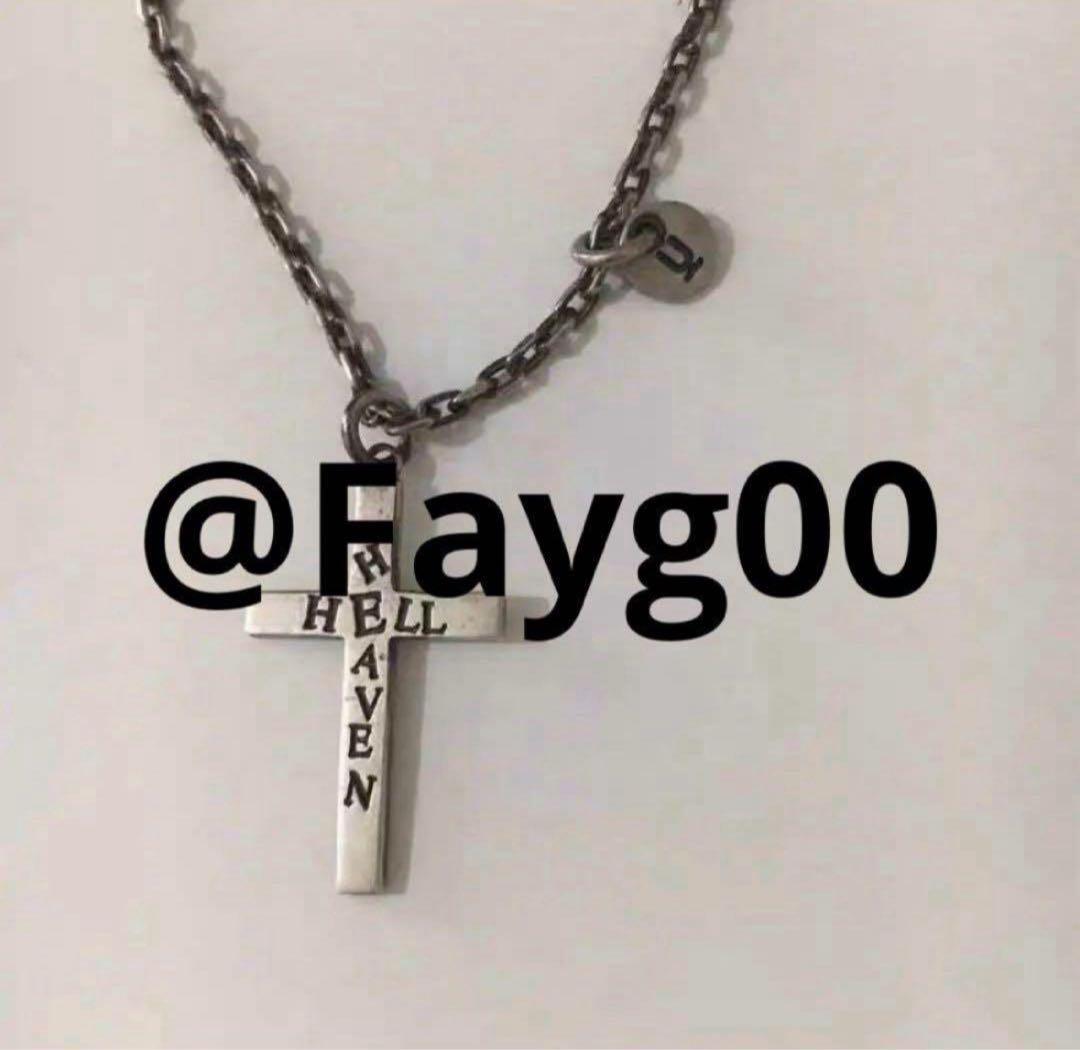 UNDERCOVER 02AW 魔女期　クロスネックレス　silver UNDERCOVER 02AW 魔女期 クロスネックレス HEAVEN/HELL 初期 希少