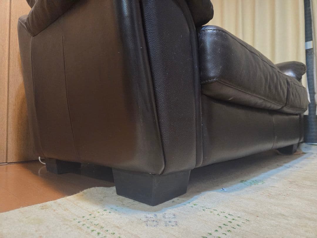IDC大塚家具 ブラウン レザー ソファ 本皮 横須賀市から - メルカリ