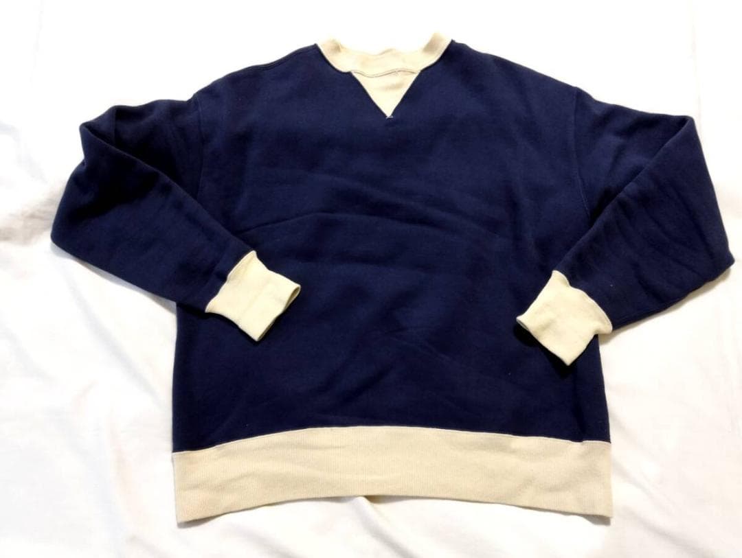 ウエアハウス 直営店限定 ツートーン両Vスウェットシャツ42