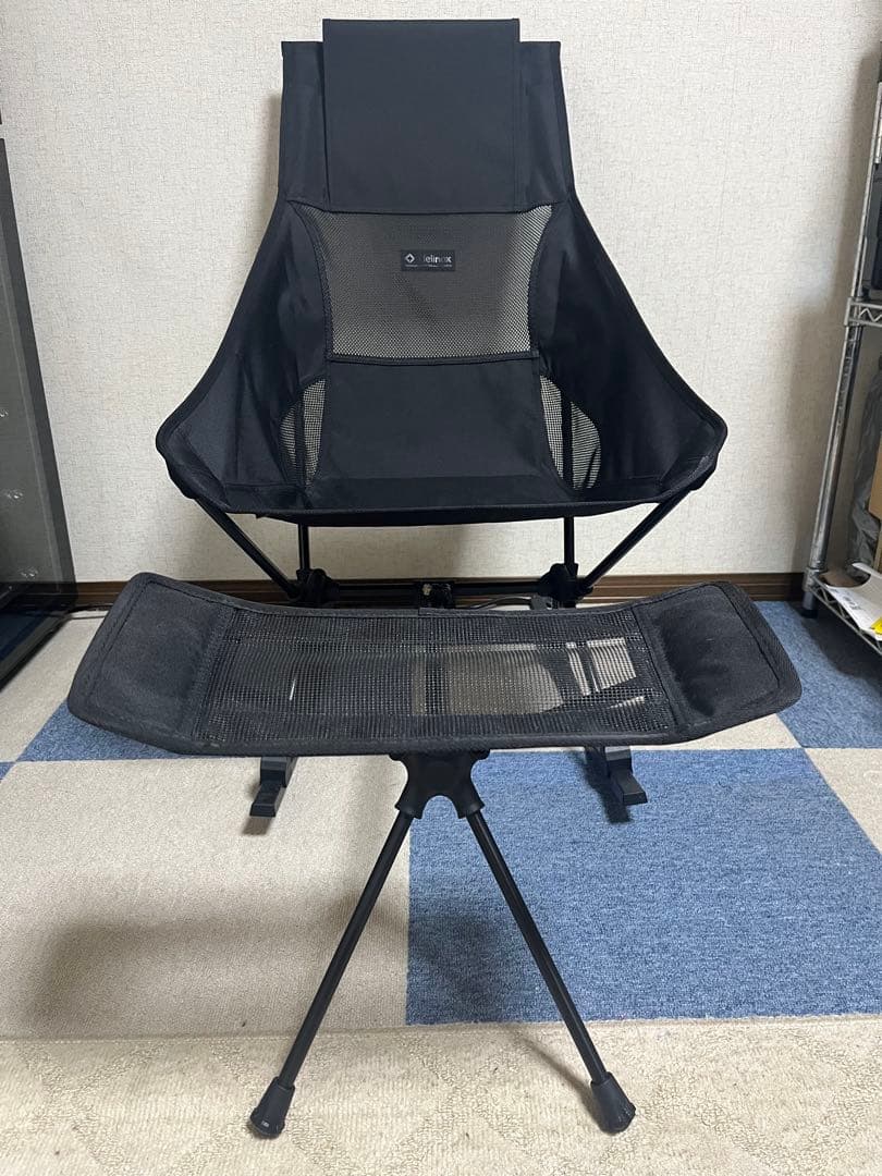 【コペぬ】 チェアツー+ロッキングフットTWO+オガワ フットレスト 新品 ロッキングフットと枕で極上の座り心地へ！Helinoxタクティカルチェア