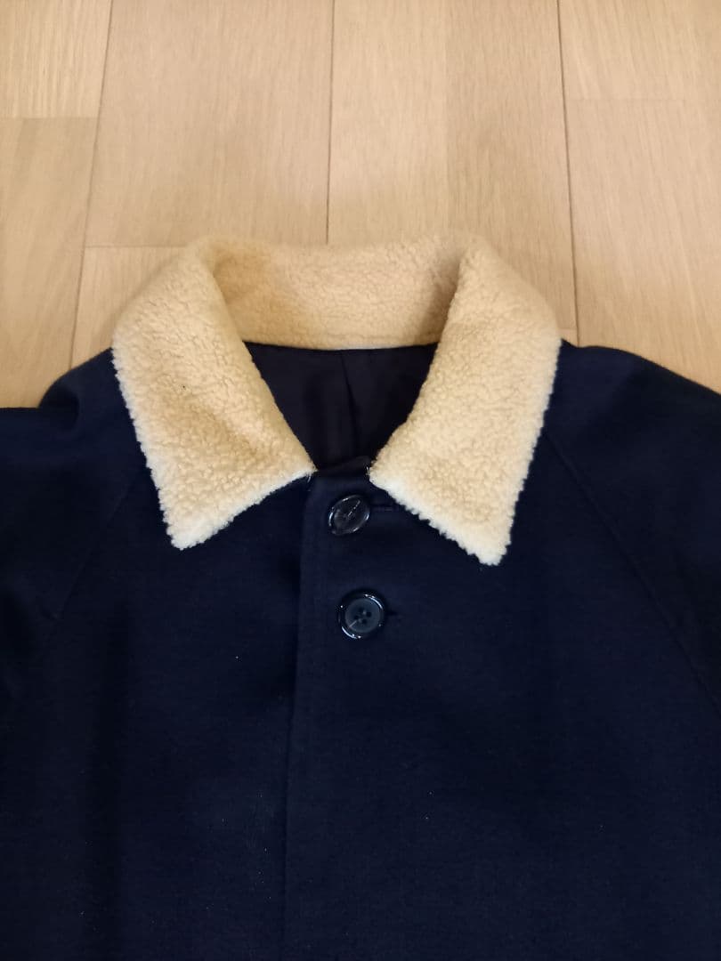 アンダーカバーイズム ボア袖ZIPコート