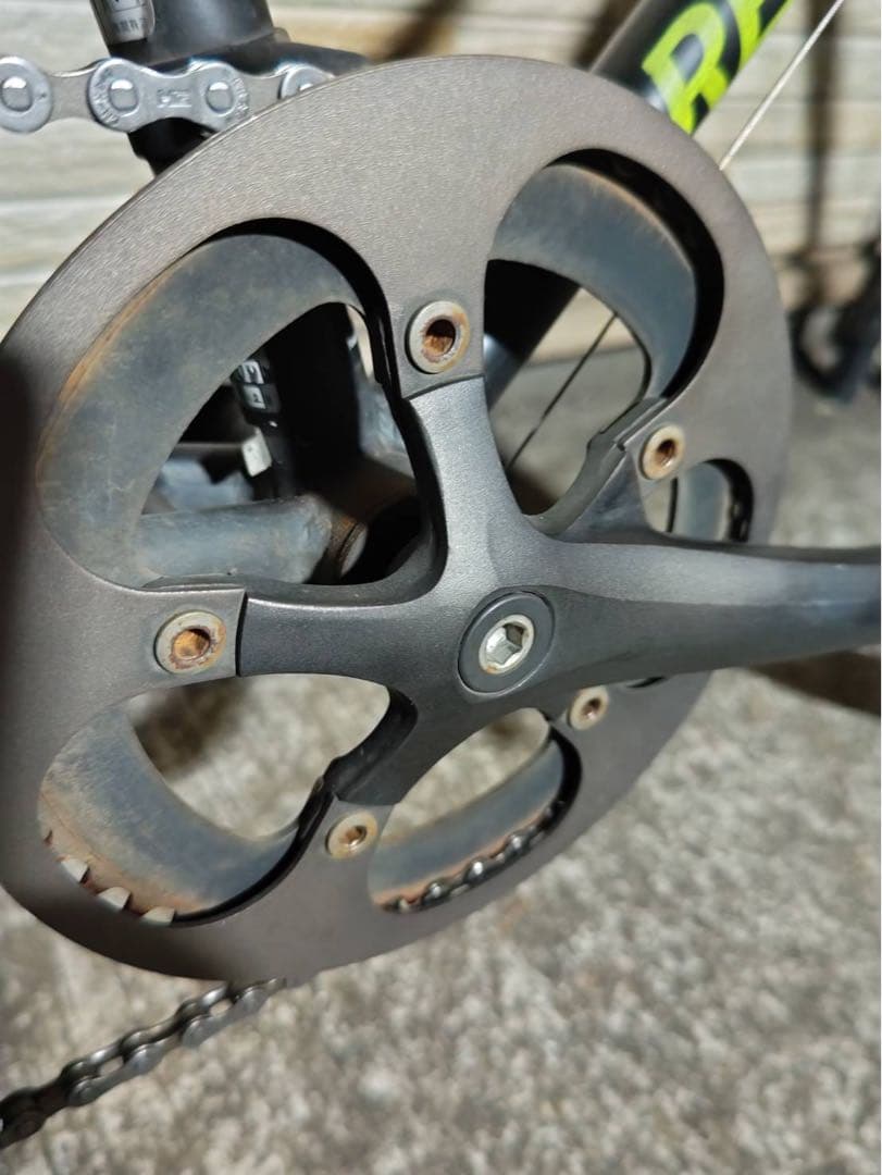 onakasuita 引取限定 中古REUNION クロスバイク 防犯登録