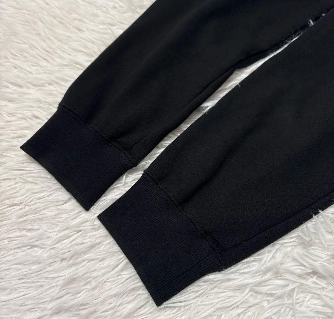 ピンクハウス いちごステッチレース使いパーカー ブラック フード L