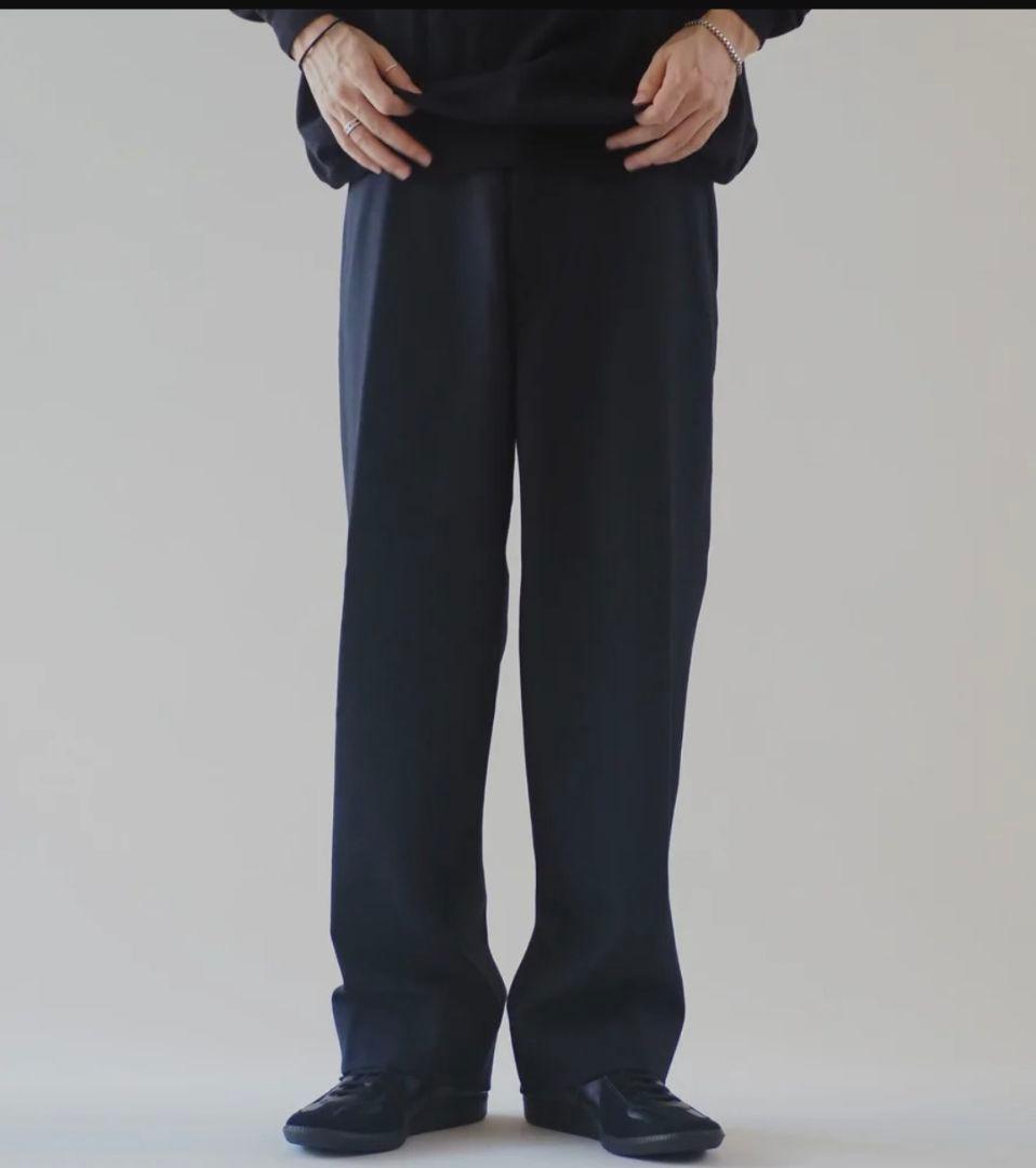 COMOLI 24aw ウールサージパンツ NAVY 3 COMOLI - 新品 24AW COMOLI ウールサージパンツ（navy）3の通販 by