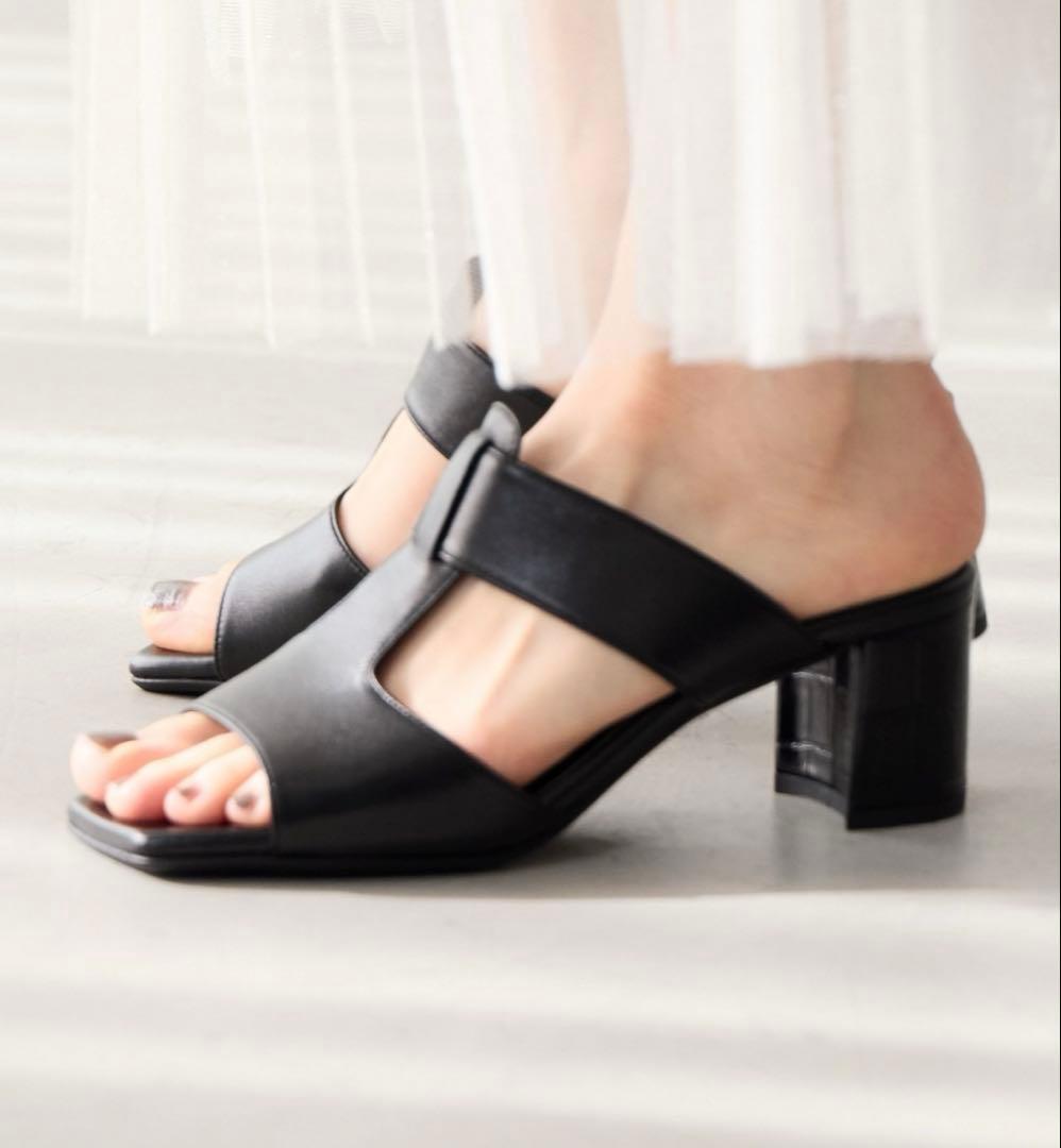 HIMIKO サイドカットミュール 25.5cm