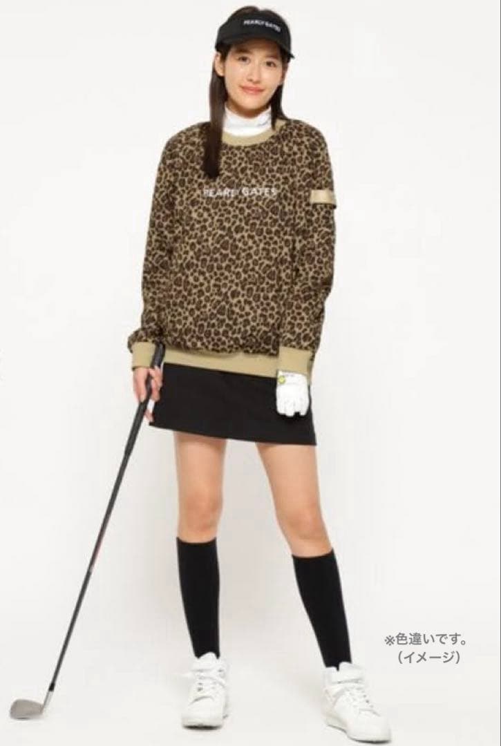 美品 パーリーゲイツ カシミヤ混 ニット レディース サイズ0