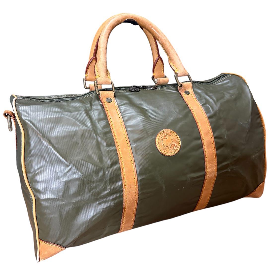 ハンティングワールド バチュー ボストンバッグ オリーブ - メルカリ