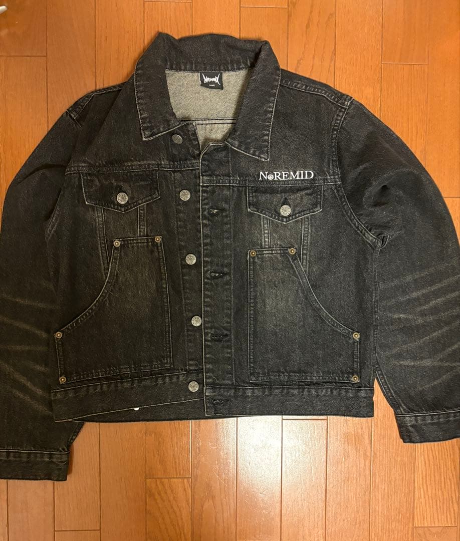 NoREMID デニムジャケット　S STYLEMIXER | ノーカラーデニムジャケット (デニムジャケット ) |SHEL