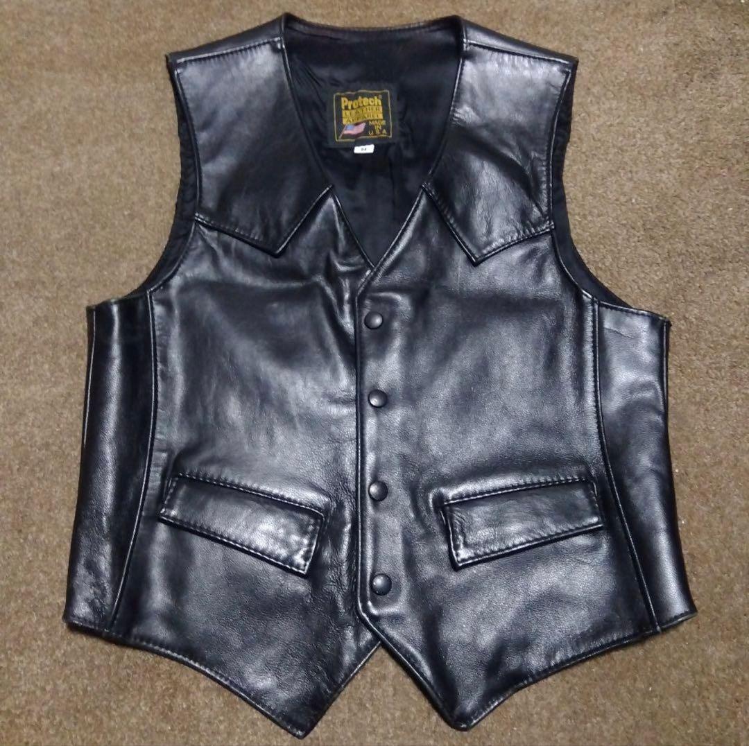 M Protech Leather Apparel プロテック レザー ベスト M Protech Leather Apparel プロテック レザー ベスト