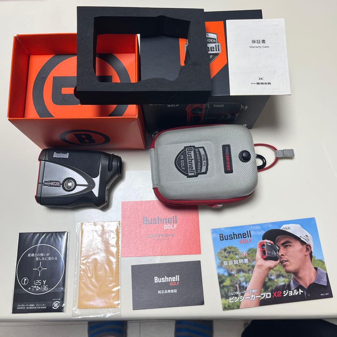 Bushnell PRO X2 ゴルフ用距離計 - メルカリ