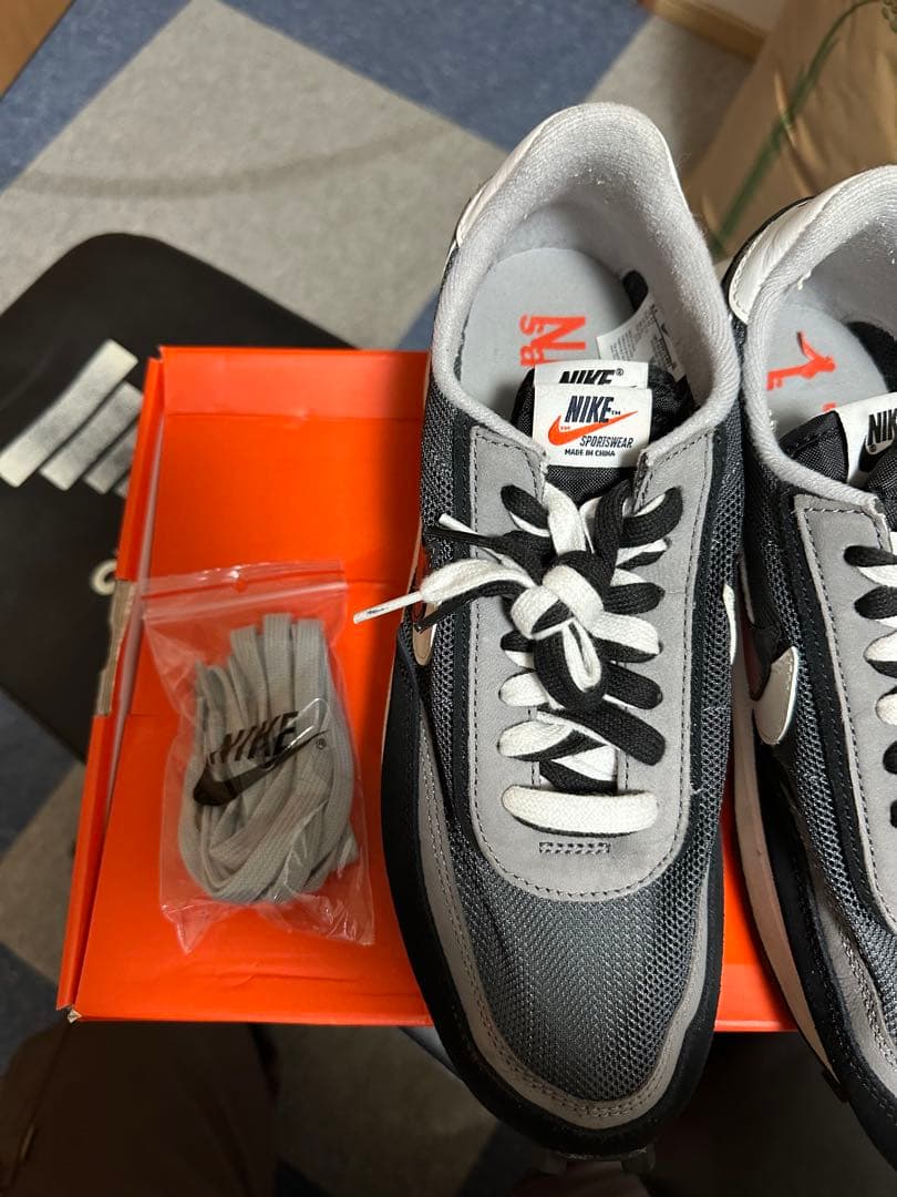 sacai × Nike LD Waffle \"Black\" 27.5cm 黒