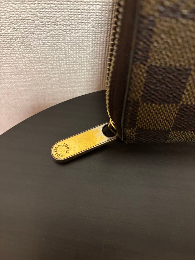 ダミエパターン 長財布 ブラウン - メルカリ