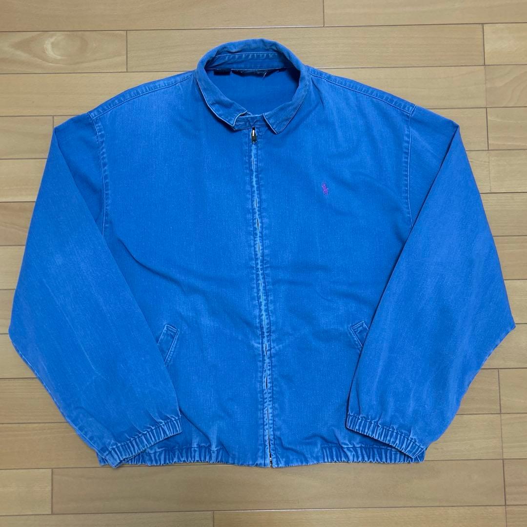 80s Polo by Ralph Lauren usa製　デニムスイングトップ POLO RALPH LAUREN 80s USA製 デニムスイングトップ Mサイズ ラルフロ