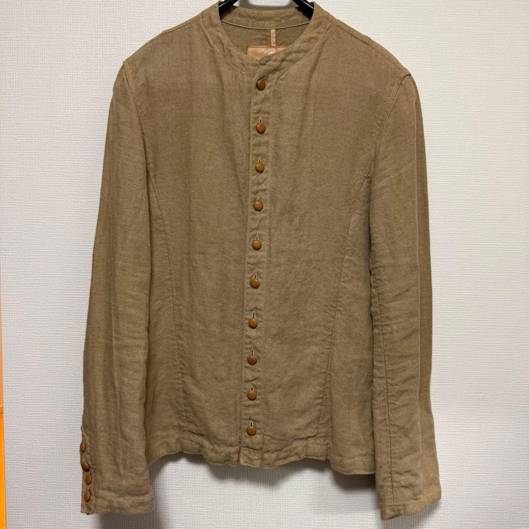 イサムカタヤマ BACKLASH リネン ジャケット シャツ バックラッシュ