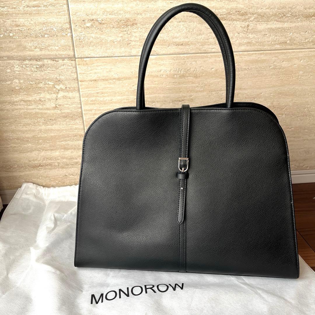 MONOROW Blanc Large Black トートバッグ - メルカリ