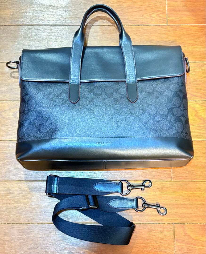 コーチ COACHビジネスバッグ ブラック 楽天市場】安心の国内発送 コーチ バッグ メンズ COACH ビジネスバッグ