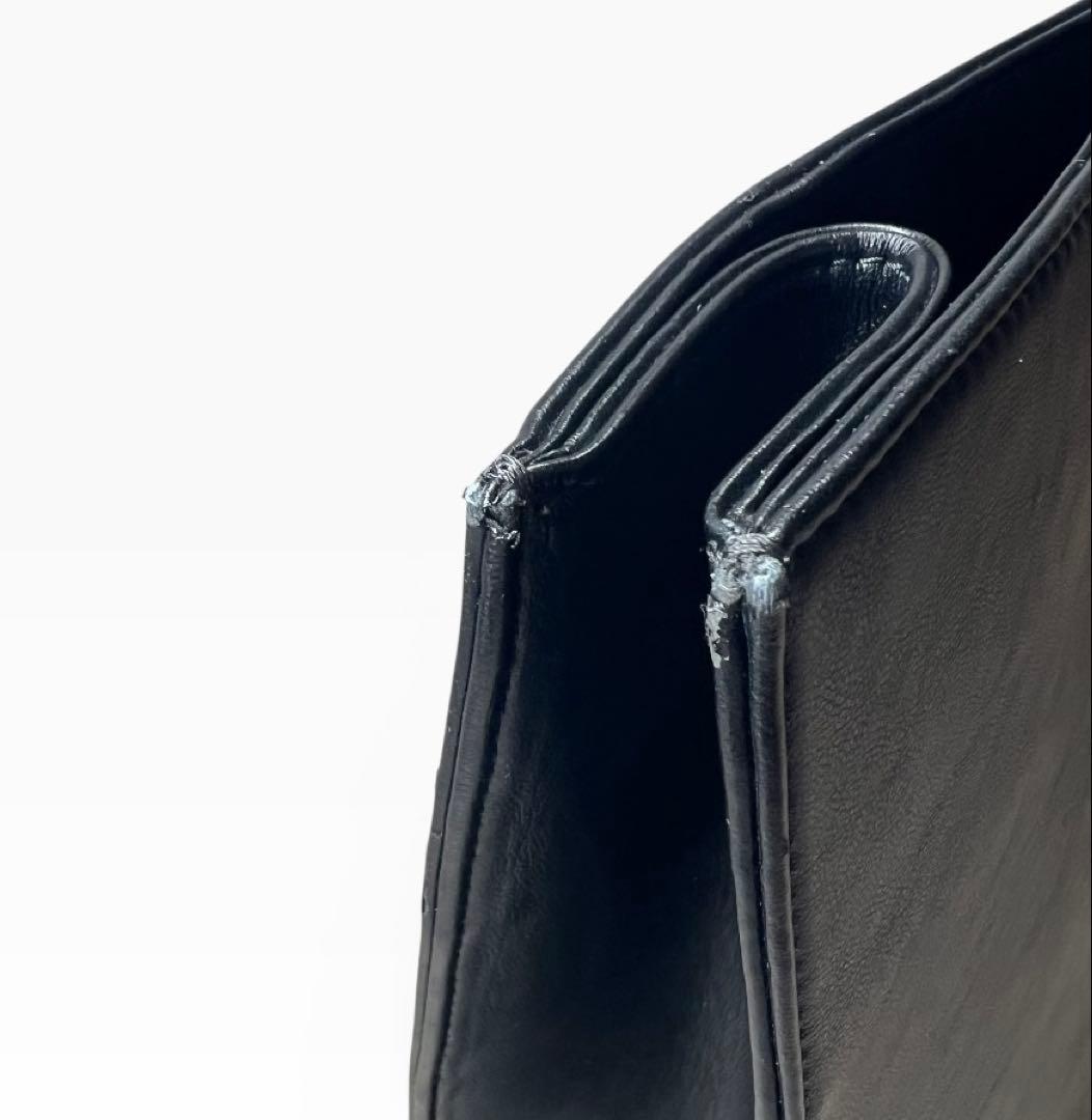 DIESEL ブラック レザートートバッグ 3D ショッパー 2wey tote - メルカリ