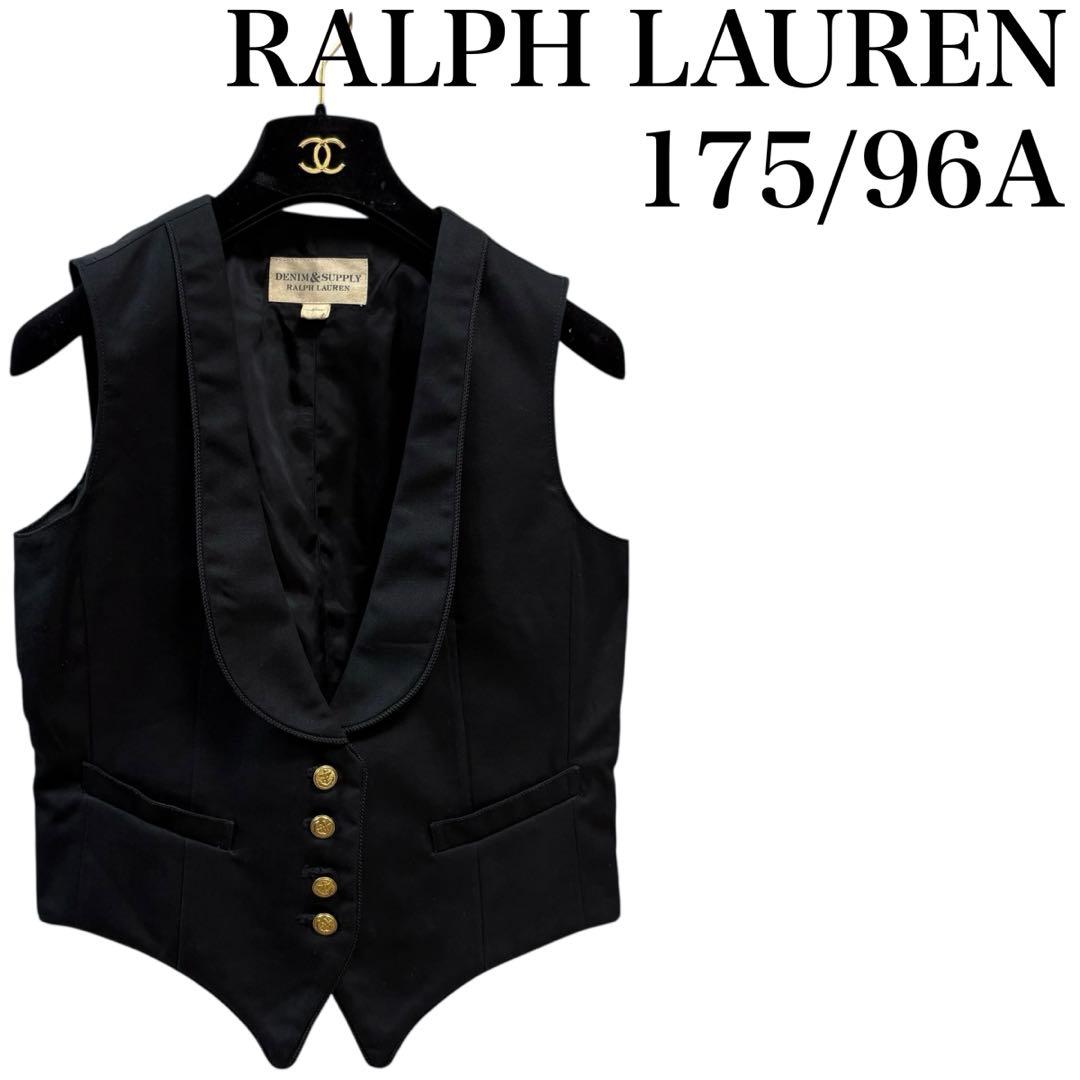 DENIM&SUPPLY RALPH LAUREN ベスト　ジレ　金ボタン　襟付 DENIM&SUPPLY RALPH LAUREN ベスト ジレ 金ボタン 襟付