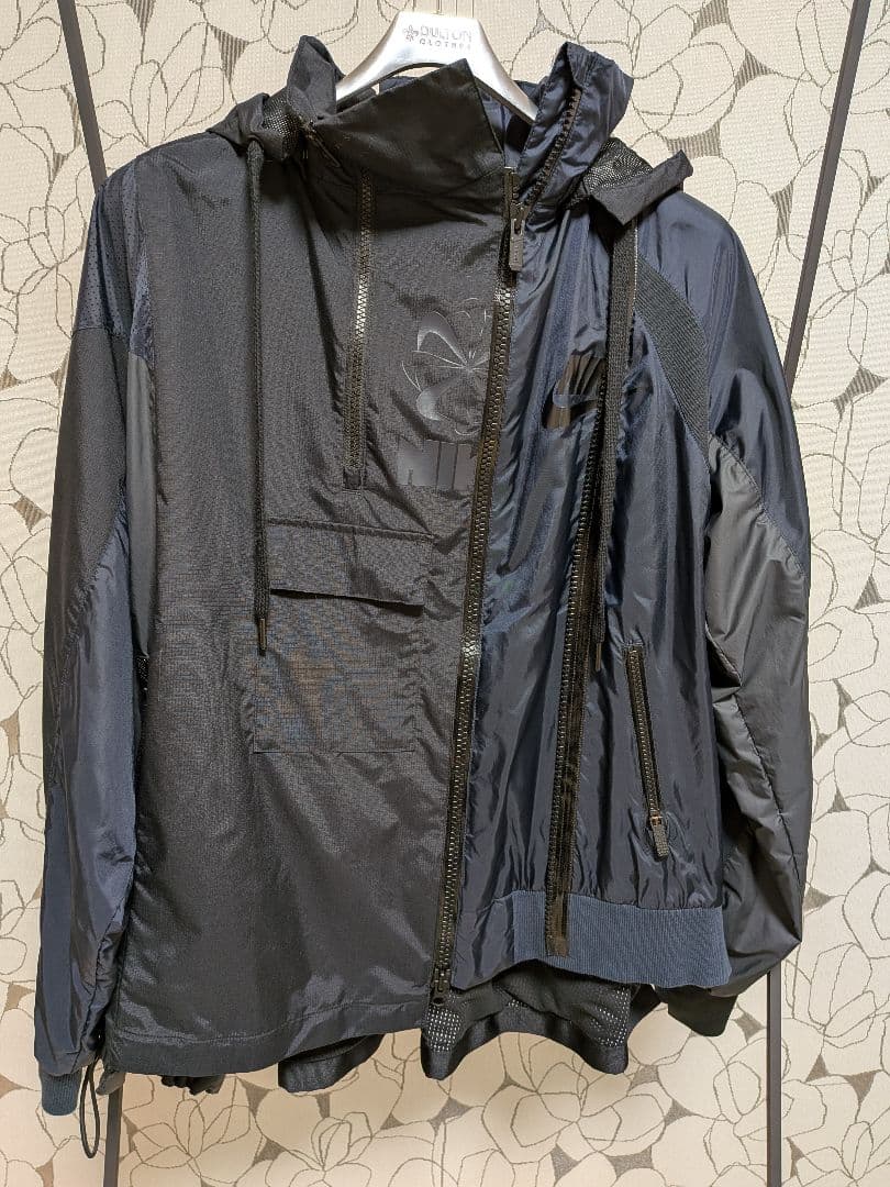 バフェットsacai nike double zip jacket WMNS) Nike x sacai Double-Zip Jacket 'University Gold Sequoia