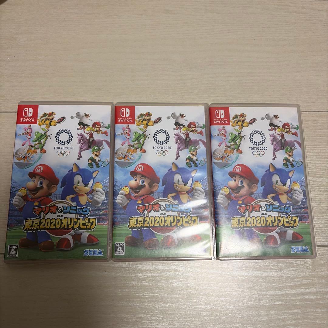 【スイッチ】マリオ&ソニック AT 東京2020オリンピック　3本セット Amazon.co.jp: マリオ&ソニック AT 東京2020オリンピック(TM) - Switch