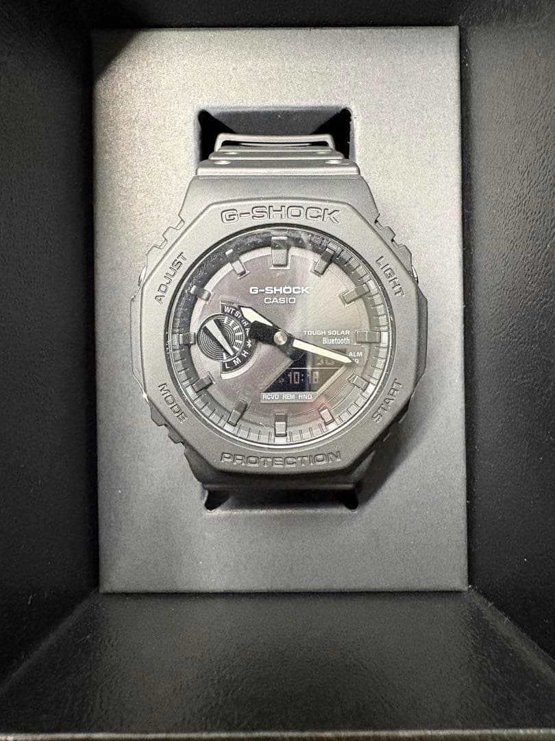 ジーショックG-SHOCK GA-B2100-1A1JF メンズ ブラック G-SHOCK GA-B2100-1A1JF タフソーラー スマホ連動 アナデジ メンズ