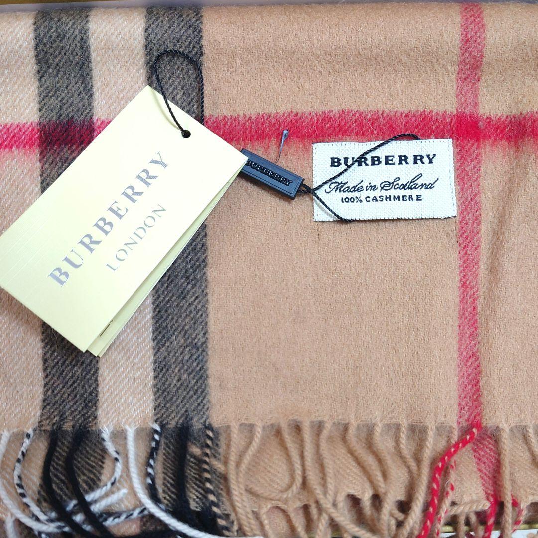 新品タグ付き】バーバリー カシミア ノバチェック メガチェック