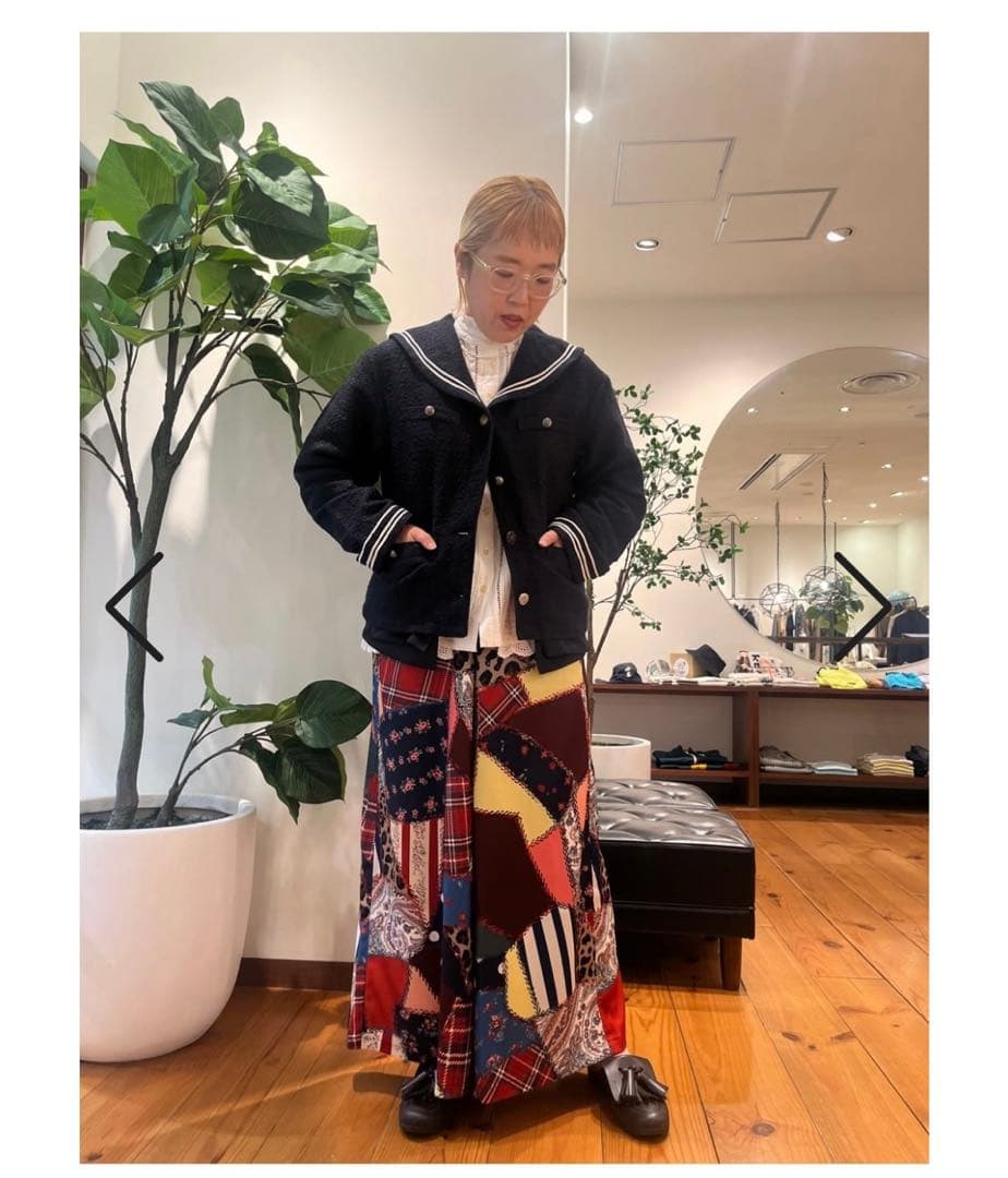 GOTOHOLLYWOOD パッチワークキルトプリントワイドパンツ - メルカリ