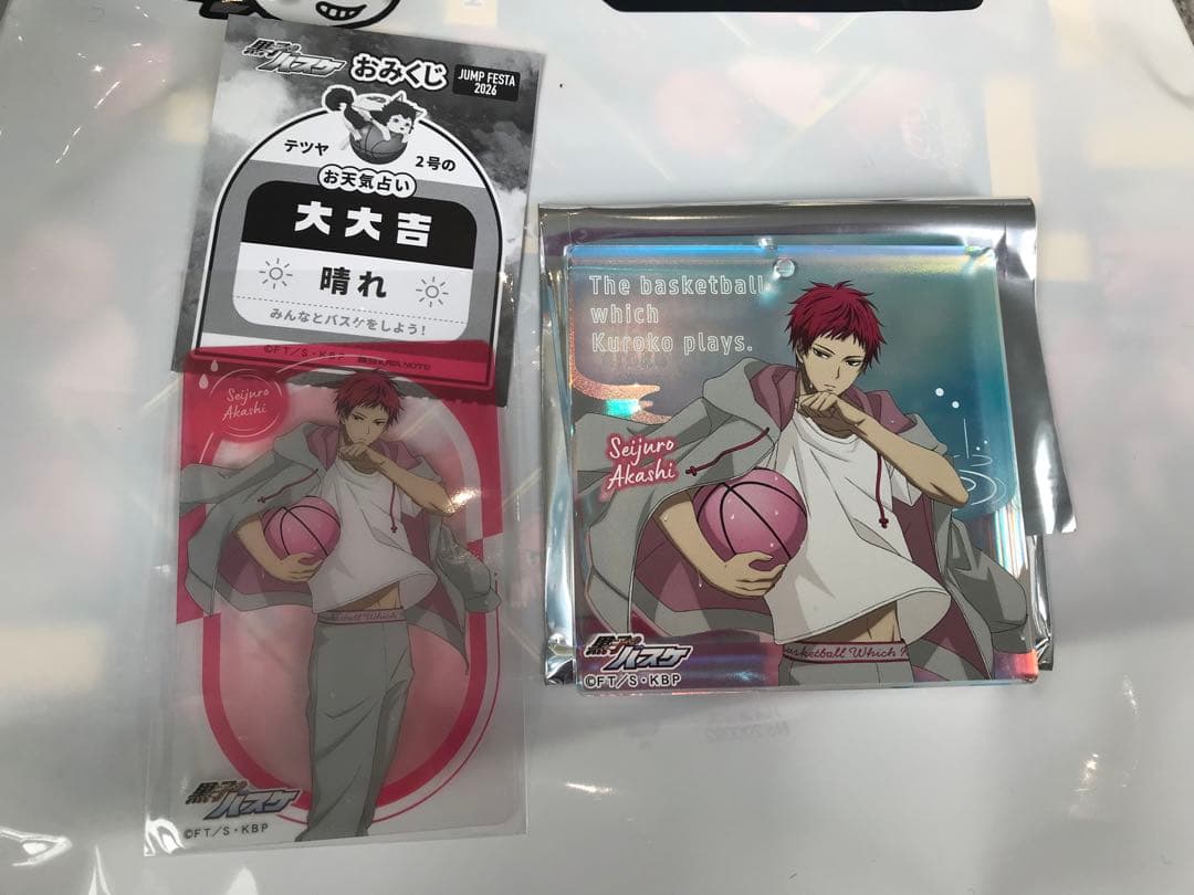 赤司征十郎セット　ショウワノート　JF26限定おみくじ　黒子のバスケ ショウワノート 黒子のバスケ オイルインアクリル G 赤司 征十郎柄