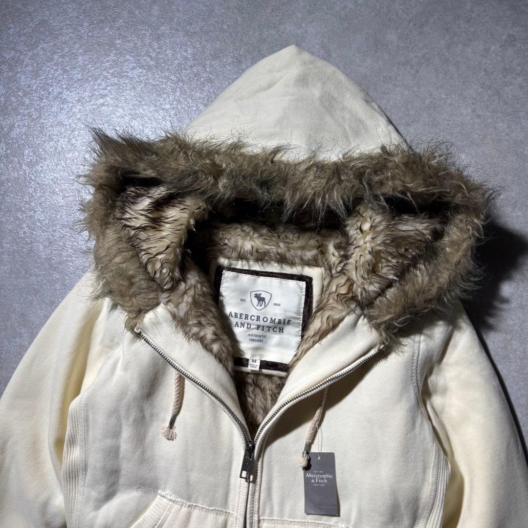 00s archive A&F fur zip hoodie 平成ギャル y2k - メルカリ