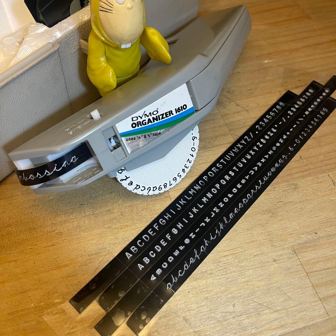 □製品保証□ 【繋がる筆記体・文字盤4個】ダイモ 1610 DYMO 16218