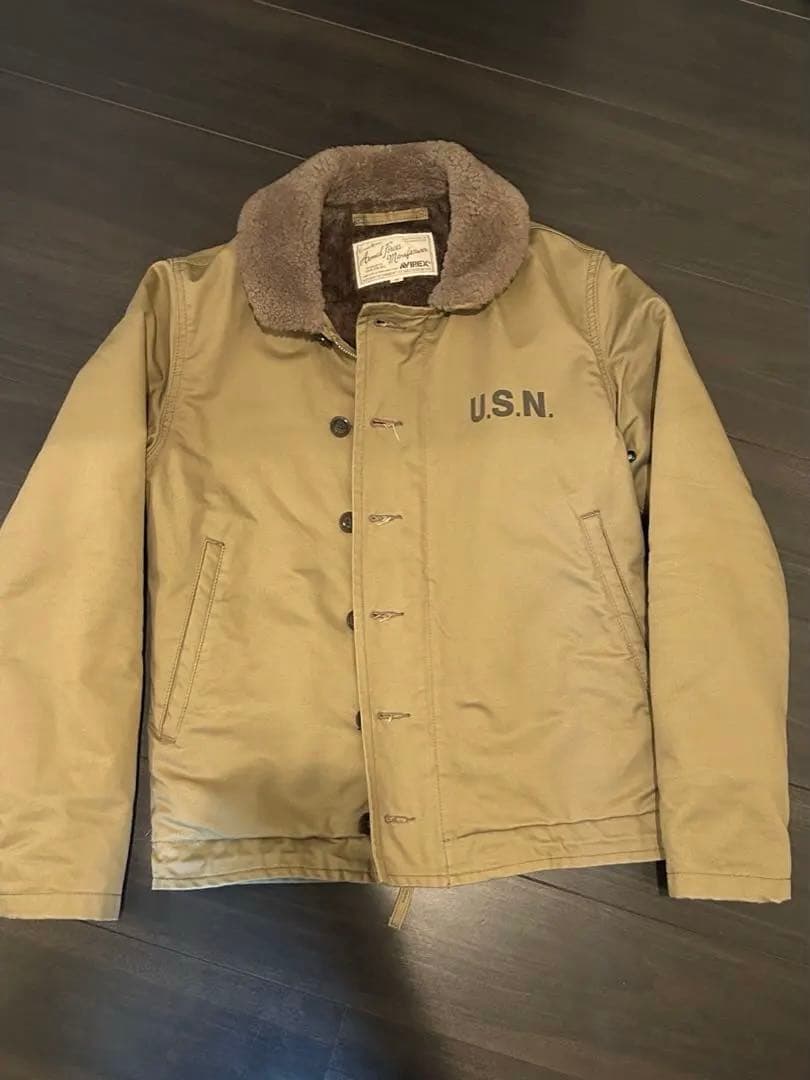 大人気‼️アビレックスAVIREX デッキジャケット　vintage ミリタリー 楽天市場】AVIREX アヴィレックス N-1ジャケット デッキジャケット