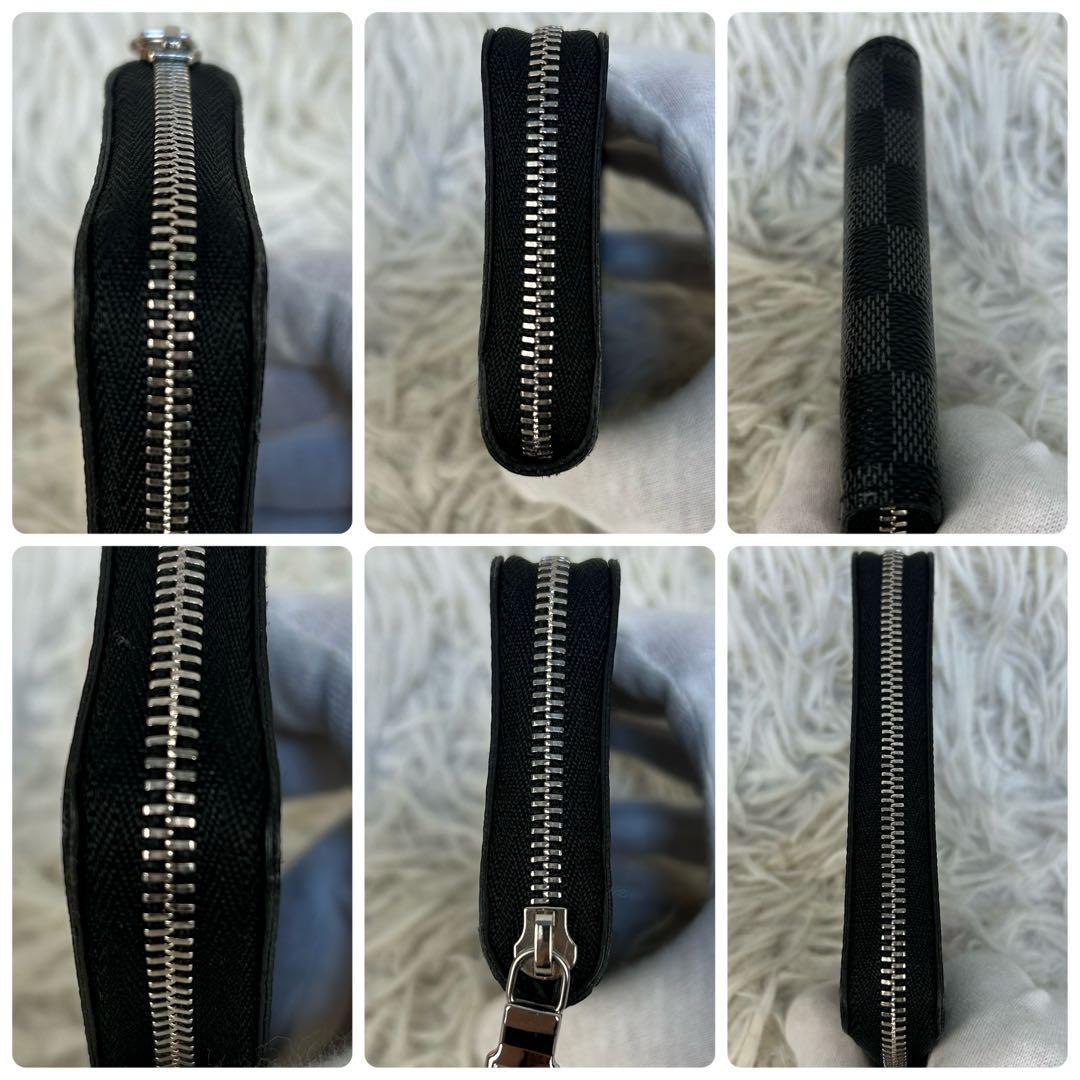 ルイヴィトン IC搭載 ダミエ グラフィット ジッピー コインパース 小銭