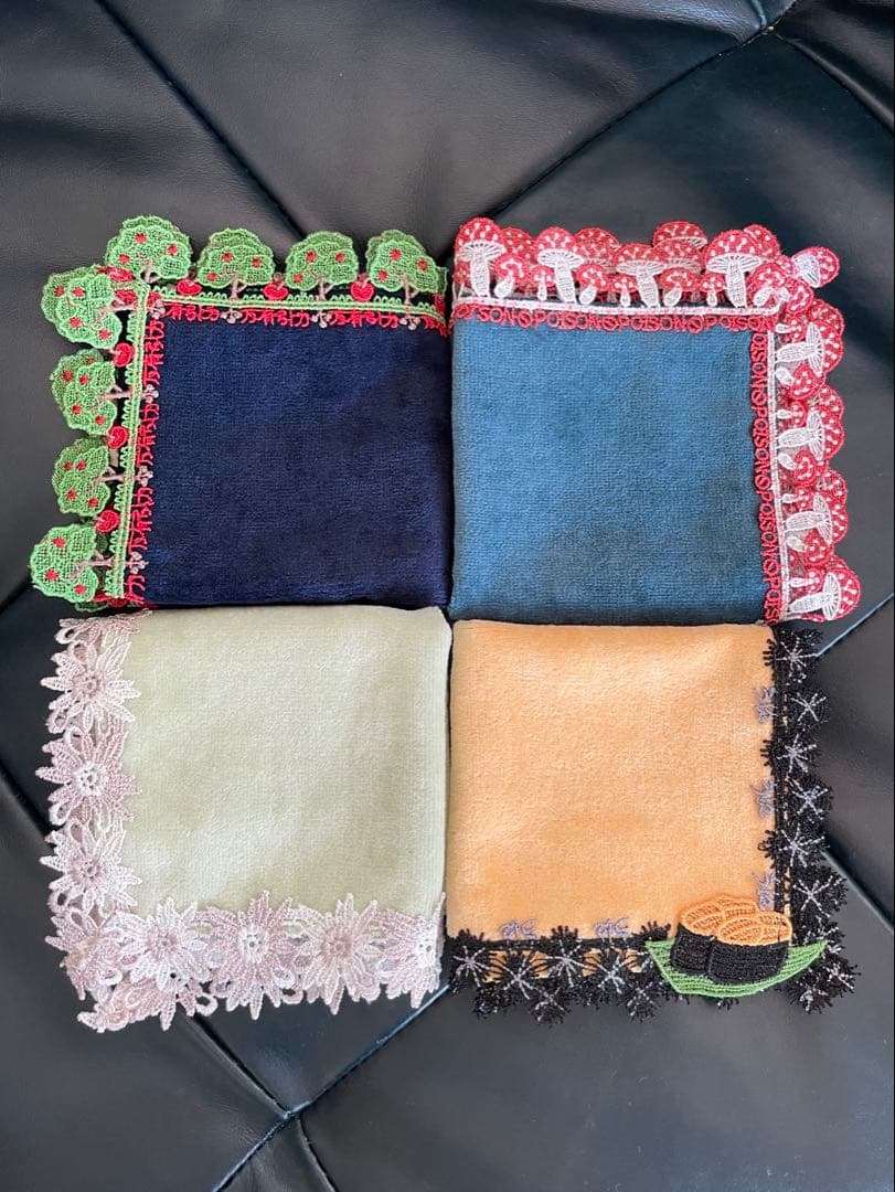 み*ご様 近沢レース　レアハンカチ　4枚セット　未使用 Amazon.co.jp: 限定レア近沢レースアローズコラボ レースハンカチ