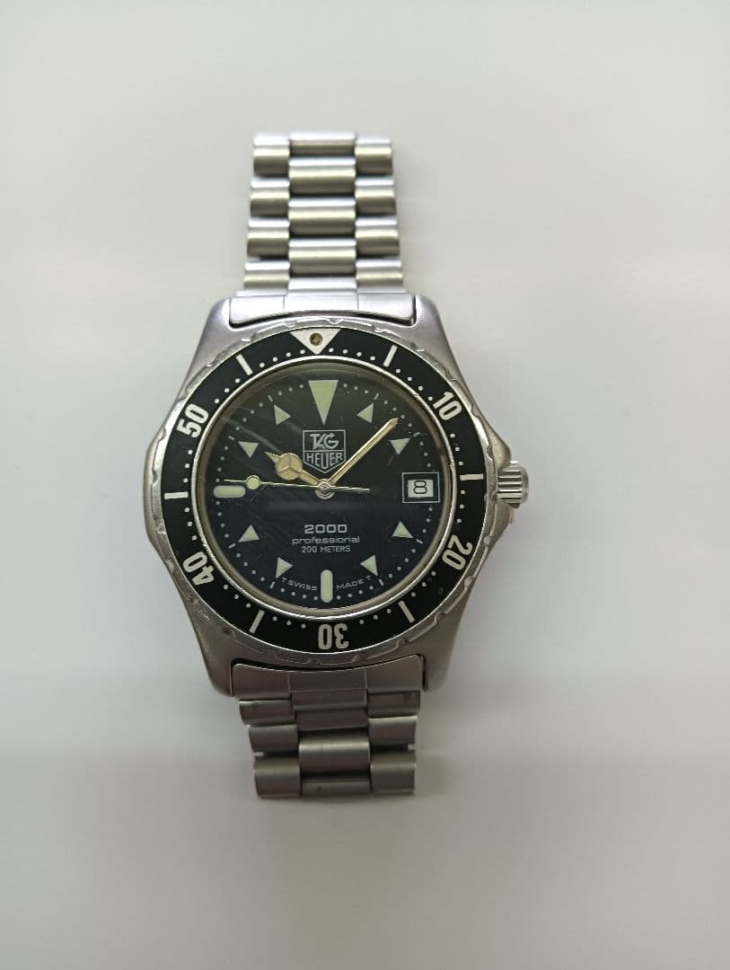 タグ・ホイヤー2000プロフェッショナル　973.006　ボーイズサイズ TAG Heuer 2000 Professional 973.006 Quartz Black Men's Watch From