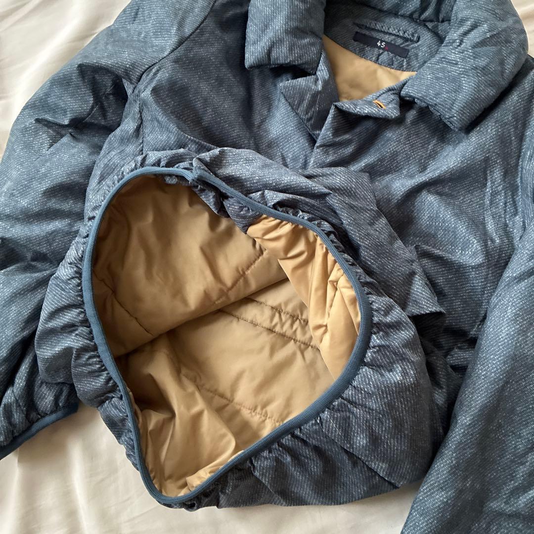 45R フロートスムースジャケット 中綿入りブルゾン ブルー - メルカリ