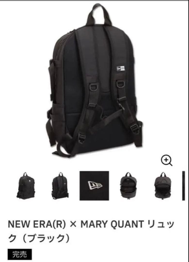 NEW ERA(R) × MARY QUANT リュック (ブラック) - メルカリ