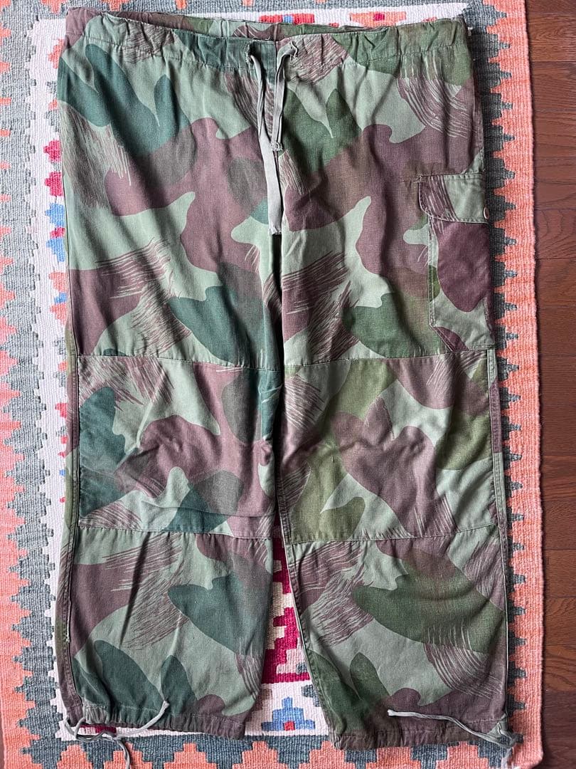 50's 超希少 ベルギー軍 ブラッシュカモ 前期ブラッシュストロークカモ